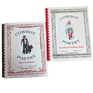 Tim R. Mason Cowboy Poetry Vol 1 & 2 Are you a Cowboy, Dad The Cowhands Texas